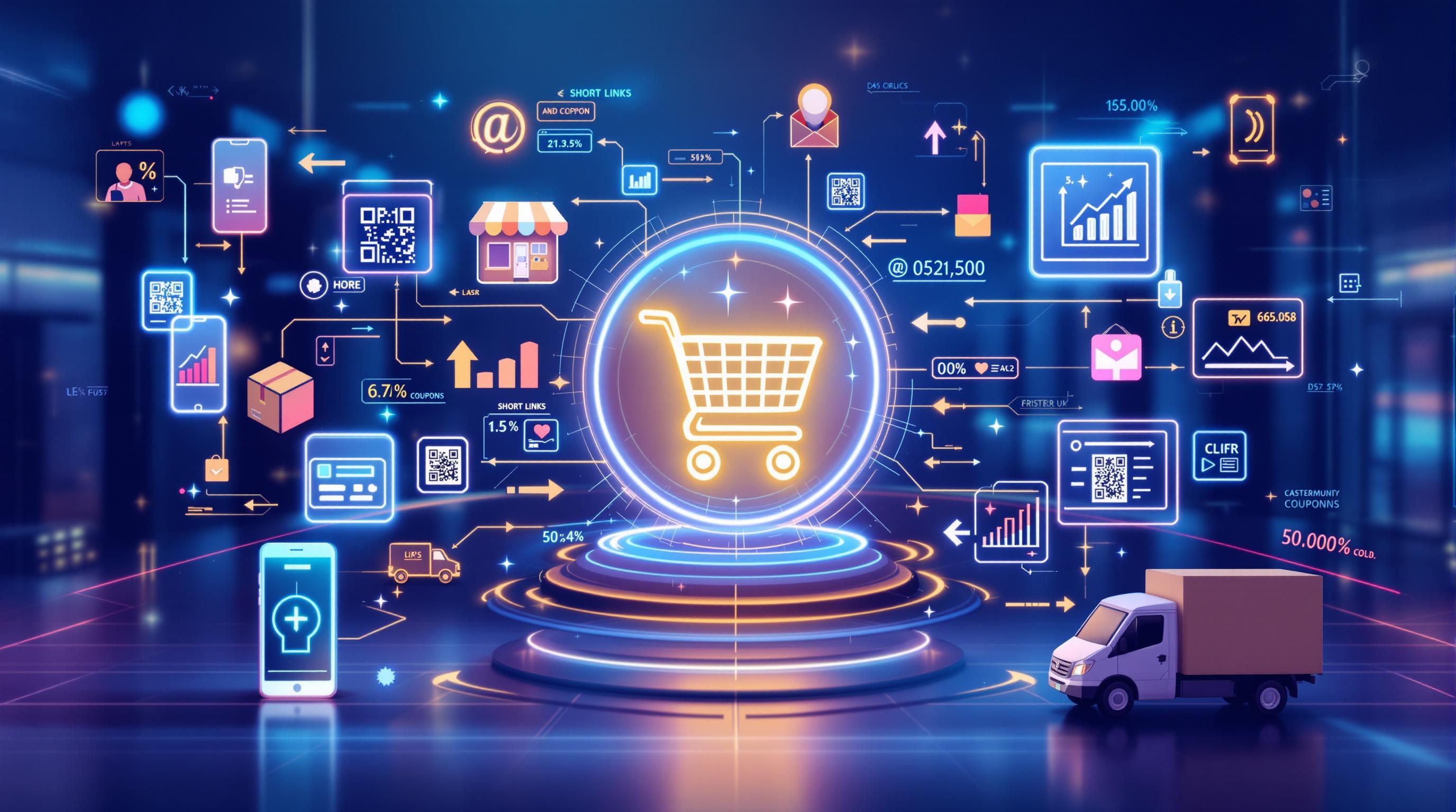 E-commerce marketing with optimized short links